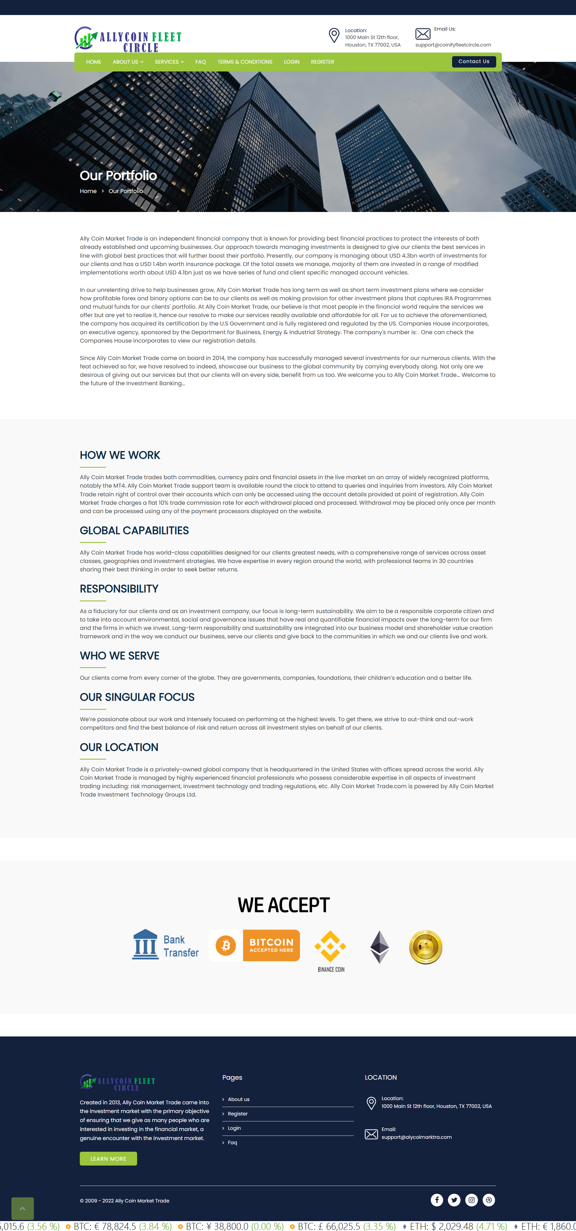 Ally Coin Market Trade 플랫폼 리뷰: 왜 우리가 이를 사기라고 판단했는가?